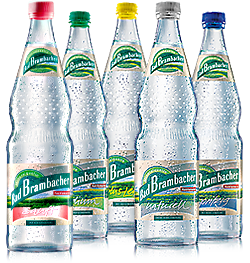 Mineralwasser naturell, Mineralwasser sanft, Mineralwasser medium, Mineralwasser spritzig, Mineralwasser plus Lemon