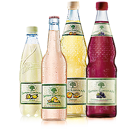 Garten-Limonade Zitrone Garten-Limonade Orange Garten-Limonade Pink-Grapefruit Schwarze Johannisbeere